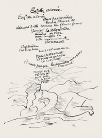 Fernand Leger, Composition (Saphire 24-38), Les Illuminations, Limited Edition Lithograph