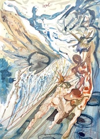 Salvador Dali, Fegefeuer XXVI (Michler/Lopsinger 1039-1138; Field 189-200), Die Gottliche Komodie,