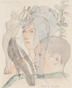 Francis Picabia, Composition, Le Peseur d'ames (The Weigher of Souls), Limited Edition Lithograph