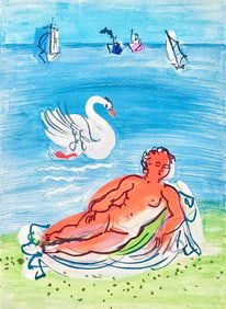 Raoul Dufy, Composition, Les Cotes Normandes, Limited Edition Lithograph