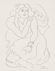 Henri Matisse, Serie E, var. 10 (Duthuit 9), Henri Matisse, Dessins, Themes et variations, Limited