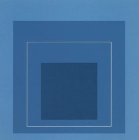 Josef Albers, Homage to the Square, Josef Albers: White Line Squares, Limited Edition Lithograph