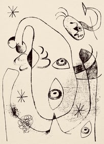 Joan Miro, Composition, The Prints of Joan Miro, Limited Edition Etching