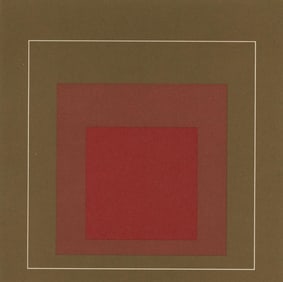 Josef Albers, Homage to the Square, Josef Albers: White Line Squares, Limited Edition Lithograph