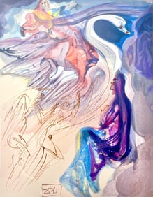 Salvador Dali, Paradies XIX (Michler/Lopsinger 1039-1138; Field 189-200), Die Gottliche Komodie,