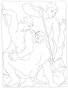 Pablo Picasso, Combat pour Andromede entre Persee et Phinee, Les Metamorphoses, Limited Edition