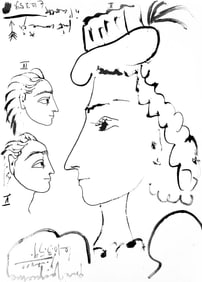 Pablo Picasso, Composition (Bloch 1276; Czwiklitzer 23), Toros y Toreros, Limited Edition Lithograph