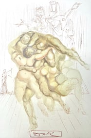 Salvador Dali, Holle VIII (Michler/Lopsinger 1039-1138; Field 189-200), Die Gottliche Komodie,