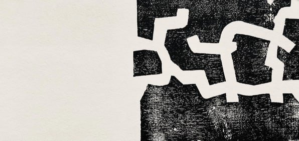 Eduardo Chillida, Composition, Derriere le miroir, Limited Edition Woodcut