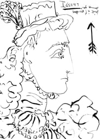 Pablo Picasso, Composition (Bloch 1276; Czwiklitzer 23), Toros y Toreros, Limited Edition Lithograph