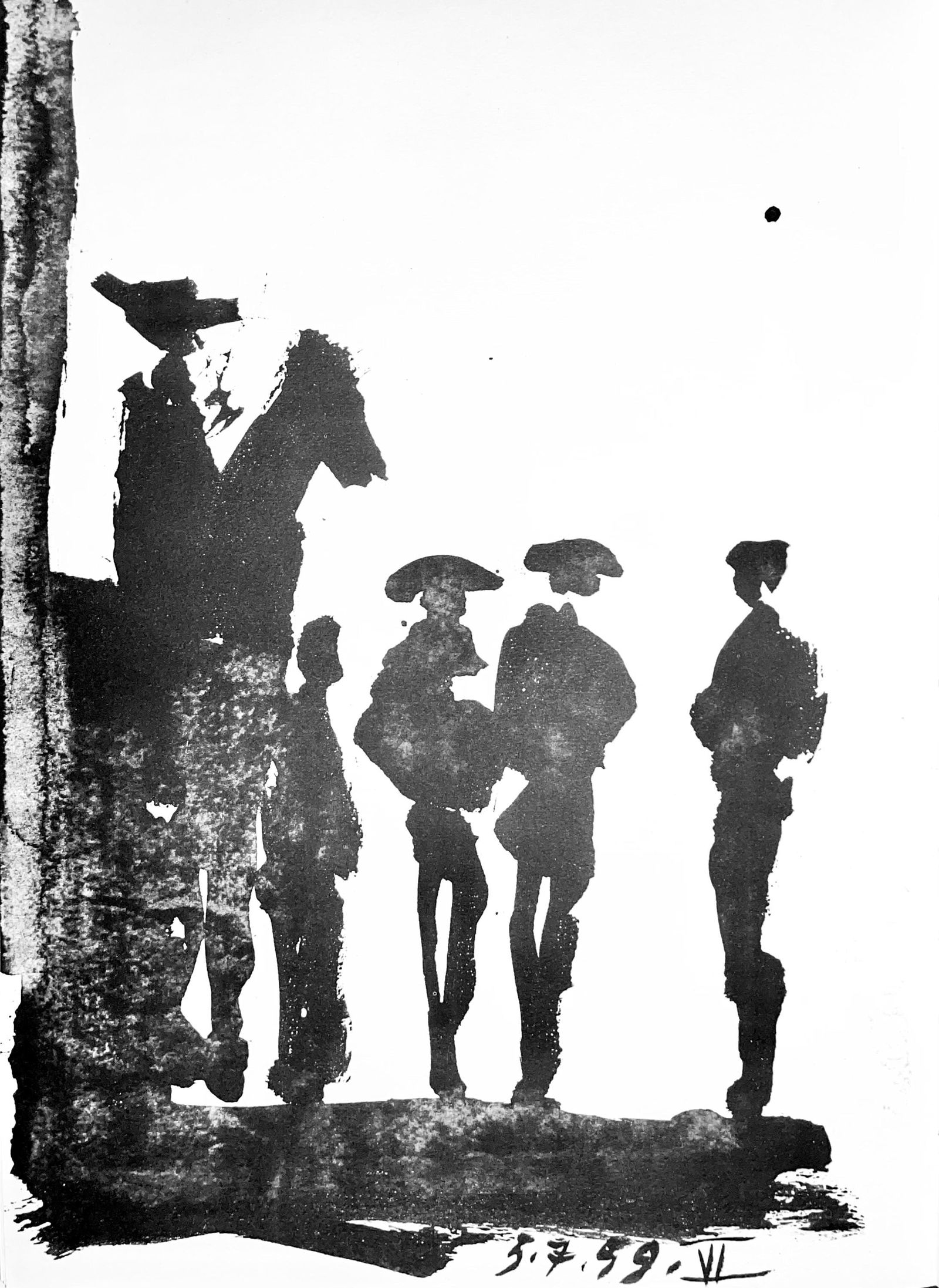 Pablo Picasso, Composition (Bloch 1276; Czwiklitzer 23), Toros y Toreros, Limited Edition Lithograph (1 of 4)