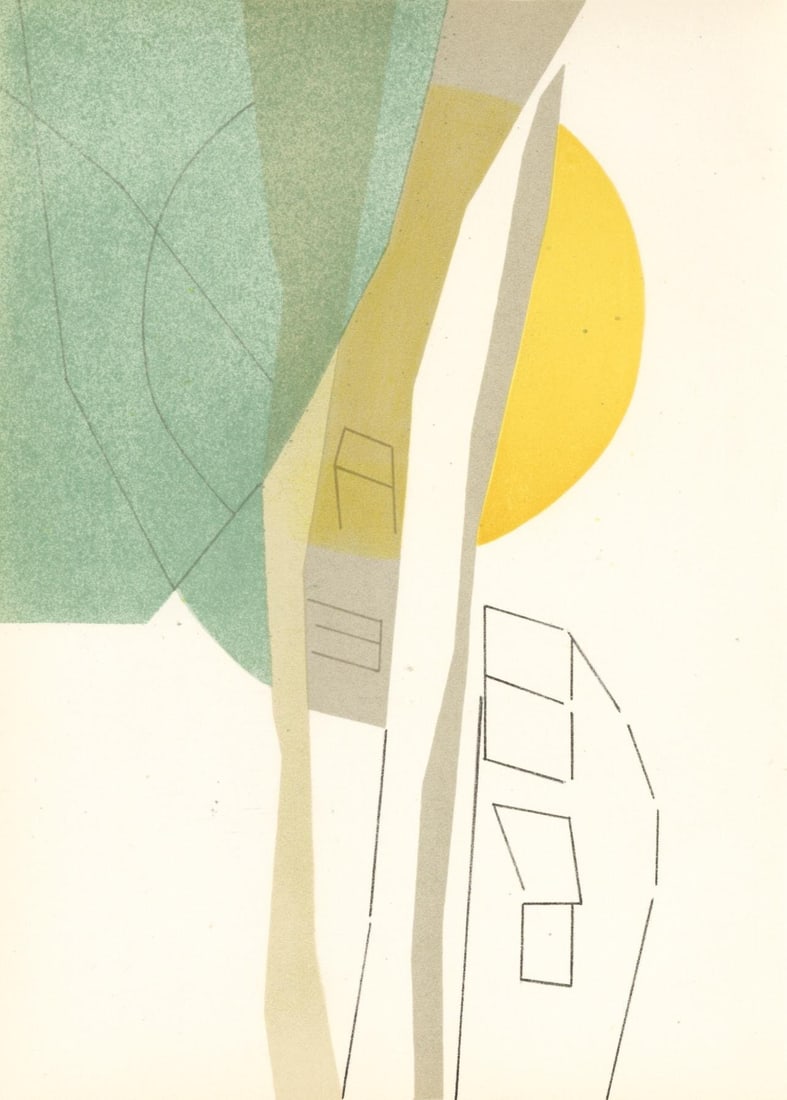 Andre Beaudin, Composition, Andre Beaudin, Verve: Revue Artistique, Limited Edition Lithograph (1 of 4)