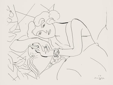 Henri Matisse, Serie C, var. 3 (Duthuit 9), Henri Matisse, Dessins, Themes et variations, Limited