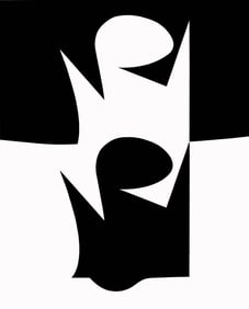 Victor Vasarely, Composition, Etres ou Fantomes, Limited Edition Heliogravure