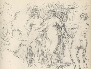 Pierre-Auguste Renoir, Les Baigneuses, Les Lithographies de Renoir, Limited Edition Lithograph