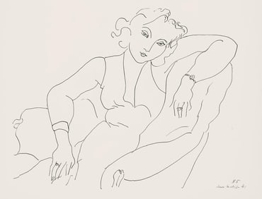 Henri Matisse, Serie B, var. 5 (Duthuit 9), Henri Matisse, Dessins, Themes et variations, Limited