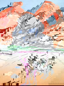 Salvador Dali, Le chemin de la sagesse, Fac-simile Signed, Limited Edition Archival Pigment Print