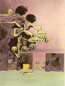 Graham Sutherland, Composition, Ediciones Poligrafa, Redfern Gallery, Limited Edition Lithograph