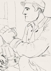 Fernand Leger, Composition, Levers de rideau sur la question du bonheur, Limited Edition Lithograph