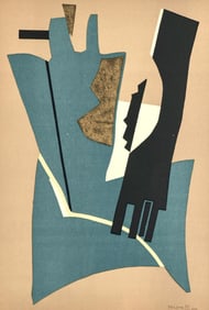 Alberto Magnelli, Composition, San Lazzaro et ses Amis, XXe siecle, Limited Edition Lithograph