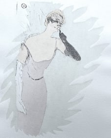 Henri de Toulouse-Lautrec, Composition, Yvette Guilbert vue par Toulouse-Lautrec, Limited Edition