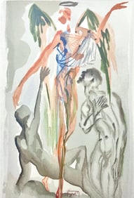 Salvador Dali, Fegefeuer XXXII (Michler/Lopsinger 1039-1138; Field 189-200), Die Gottliche Komodie,