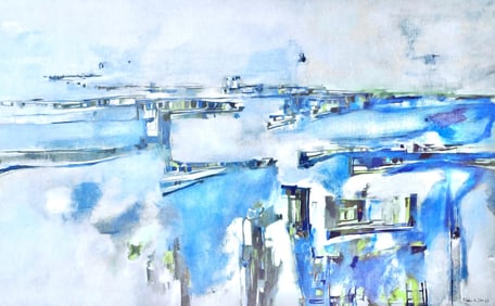 Vieira da Silva, Port dans le Nord, Vieira da Silva, Peintres d'aujourd'hui, Limited Edition