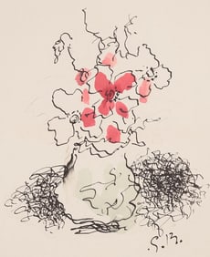 Georges Braque, Composition, Braque Espaces, 13 Dessins, Lavis, Aquarelles, Limited Edition