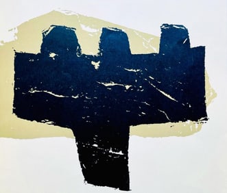 Raoul Ubac, Composition, Derriere le miroir, Limited Edition Lithograph