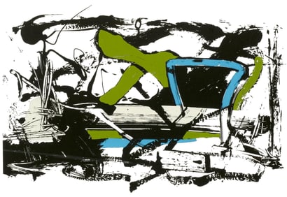 Joan Mitchell, Composition, The Poems, Limited Edition Silkscreen