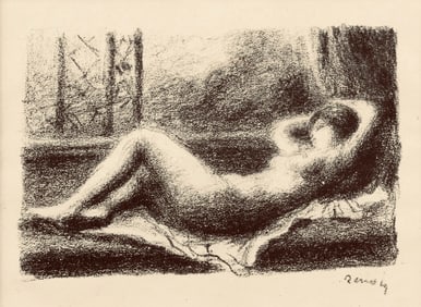 Pierre-Auguste Renoir, Odalisque, Les Lithographies de Renoir, Limited Edition Lithograph