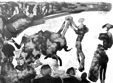 Pablo Picasso, Composition (Bloch 1276; Czwiklitzer 23), Toros y Toreros, Limited Edition Lithograph
