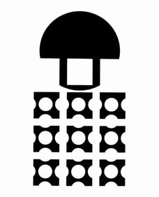 Victor Vasarely, Composition, Corpusculaires, Limited Edition Heliogravure