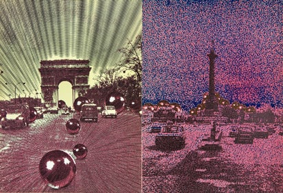 Pol Bury, Cinetisation, Derriere le miroir, Limited Edition Lithograph