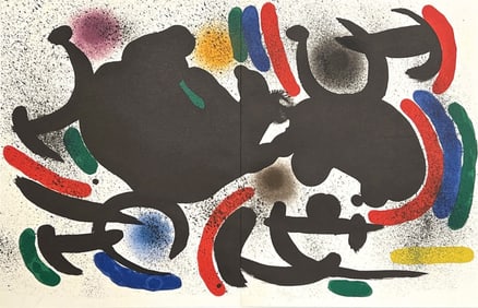 Joan Miro, Composition, (Cramer 160; Mourlot 863), Joan Miro Lithographs, Limited Edition Lithograph