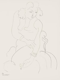 Henri Matisse, Serie E, var. 2 (Duthuit 9), Henri Matisse, Dessins, Themes et variations, Limited