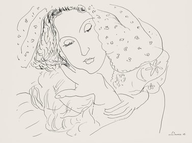 Henri Matisse, Serie I, var. 2 (Duthuit 9), Henri Matisse, Dessins, Themes et variations, Limited