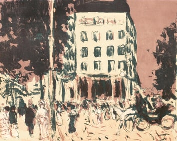 Pierre Bonnard, Les Boulevards, Bonnard Lithographe, Limited Edition Lithograph