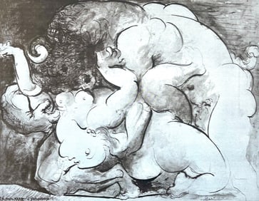 Pablo Picasso, Minotaur (Orozco 95), Picasso: Fifteen Drawings, Limited Edition Lithograph