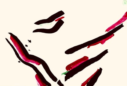 Pierre Tal-Coat, Composition, Derriere le miroir, Limited Edition Lithograph