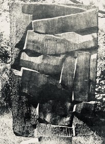 Raoul Ubac, Composition, Derriere le miroir, Limited Edition Lithograph