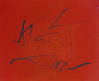 Robert Motherwell, Red Wind (Belknap 354-380; Engberg/Banach 415-441), Three Poems, Limited Edition