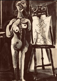 Pablo Picasso, Composition, Carnet de dessins de Picasso, Cahiers d'Art, Limited Edition Lithograph