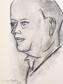 Henri Matisse, Professeur Rene Leriche, Portraits par Henri Matisse, Limited Edition Heliogravure