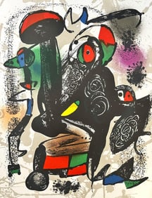 Joan Miro, Composition, (Cramer 249; Mourlot 1258), Joan Miro Lithographs, Limited Edition
