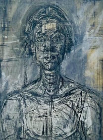 Alberto Giacometti, Composition, Derriere le miroir, Limited Edition Lithograph