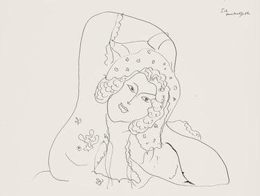 Henri Matisse, Serie I, var. 12 (Duthuit 9), Henri Matisse, Dessins, Themes et variations, Limited