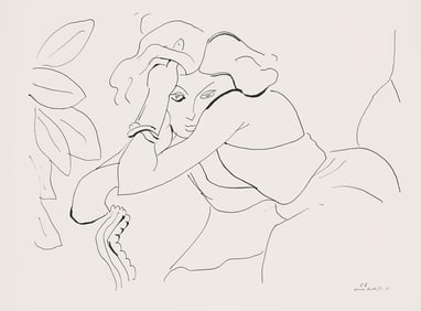 Henri Matisse, Serie C, var. 8 (Duthuit 9), Henri Matisse, Dessins, Themes et variations, Limited