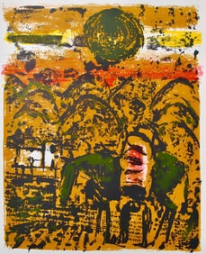 Paul Guiramand, Composition, Œuvres completes d'Albert Camus, Limited Edition Lithograph