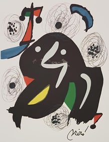 Joan Miro, Composition (Mourlot 1212-1225; Cramer 248), La melodie acide, Limited Edition Lithograph